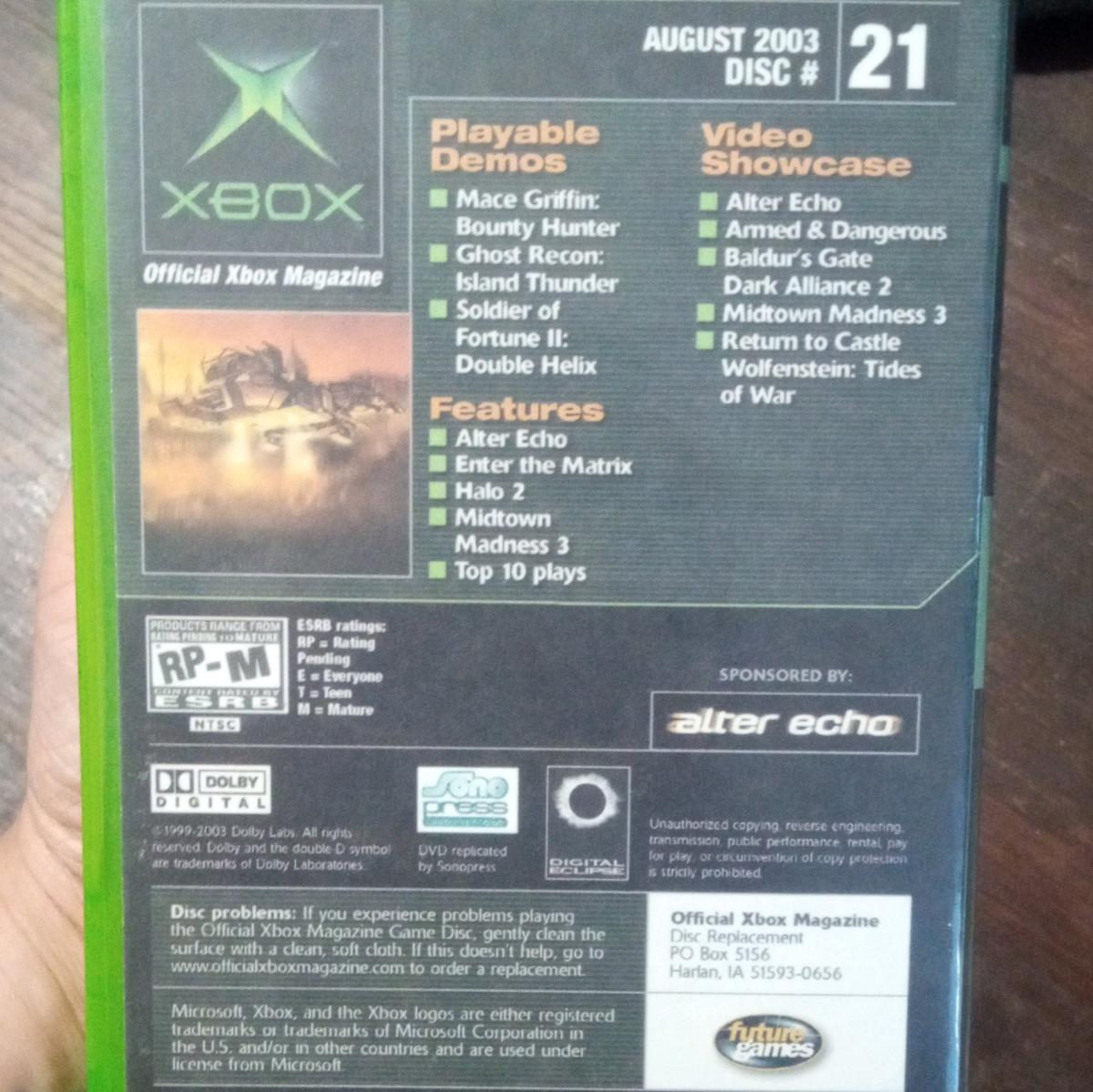 2003 xbox game demo issues bundle - Agency, Missouri - FleaMarketBay