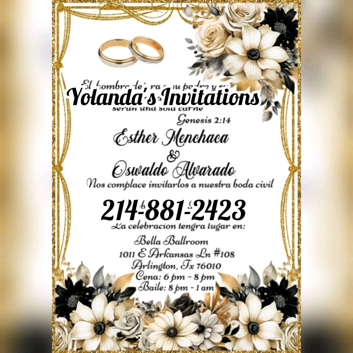 invitaciones para bodas y quinceaera - Fort Worth, Texas - FleaMarketBay