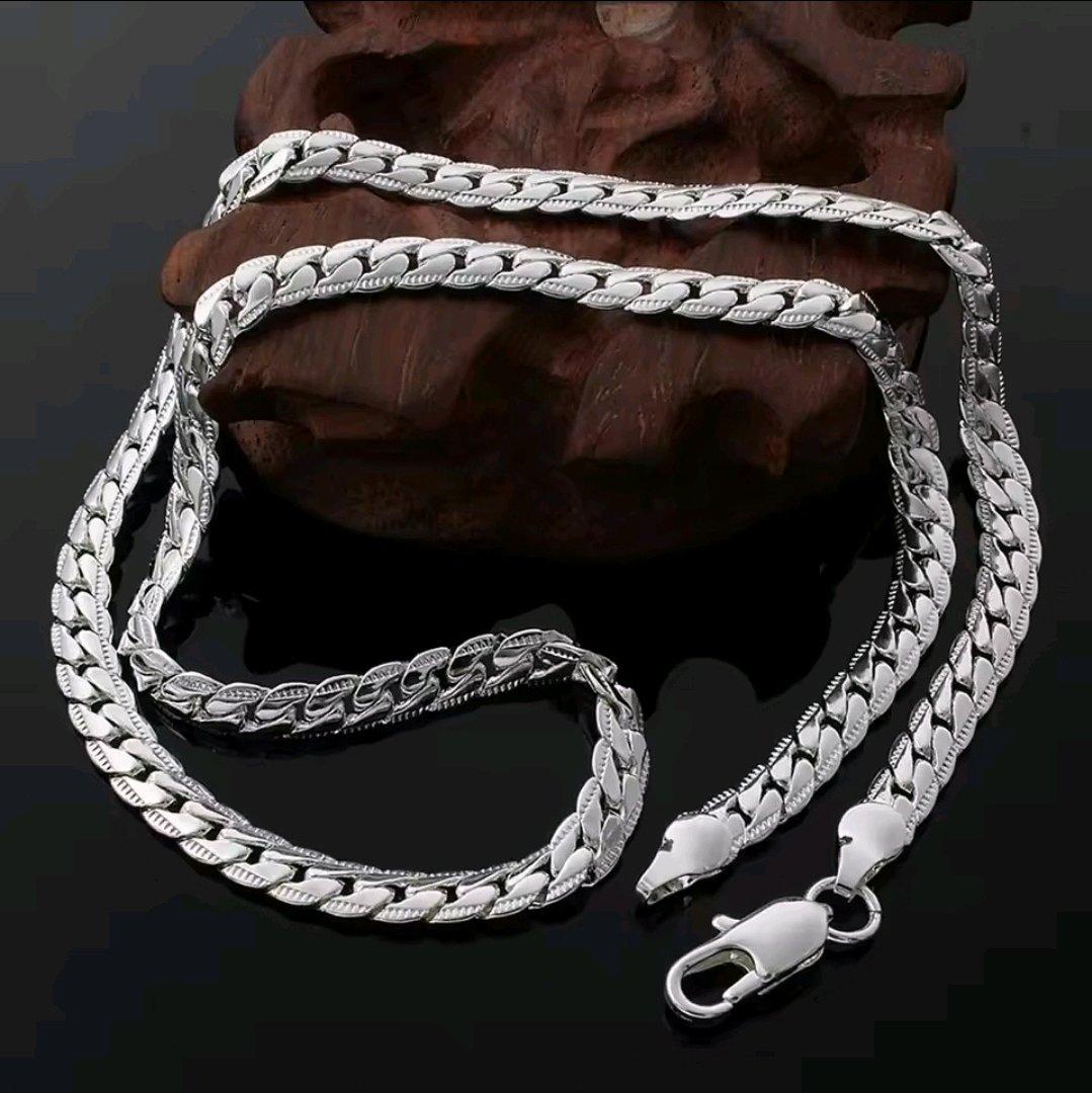collar  estilo cubano  bao de plata sello 925 - Lewisville, Texas - FleaMarketBay
