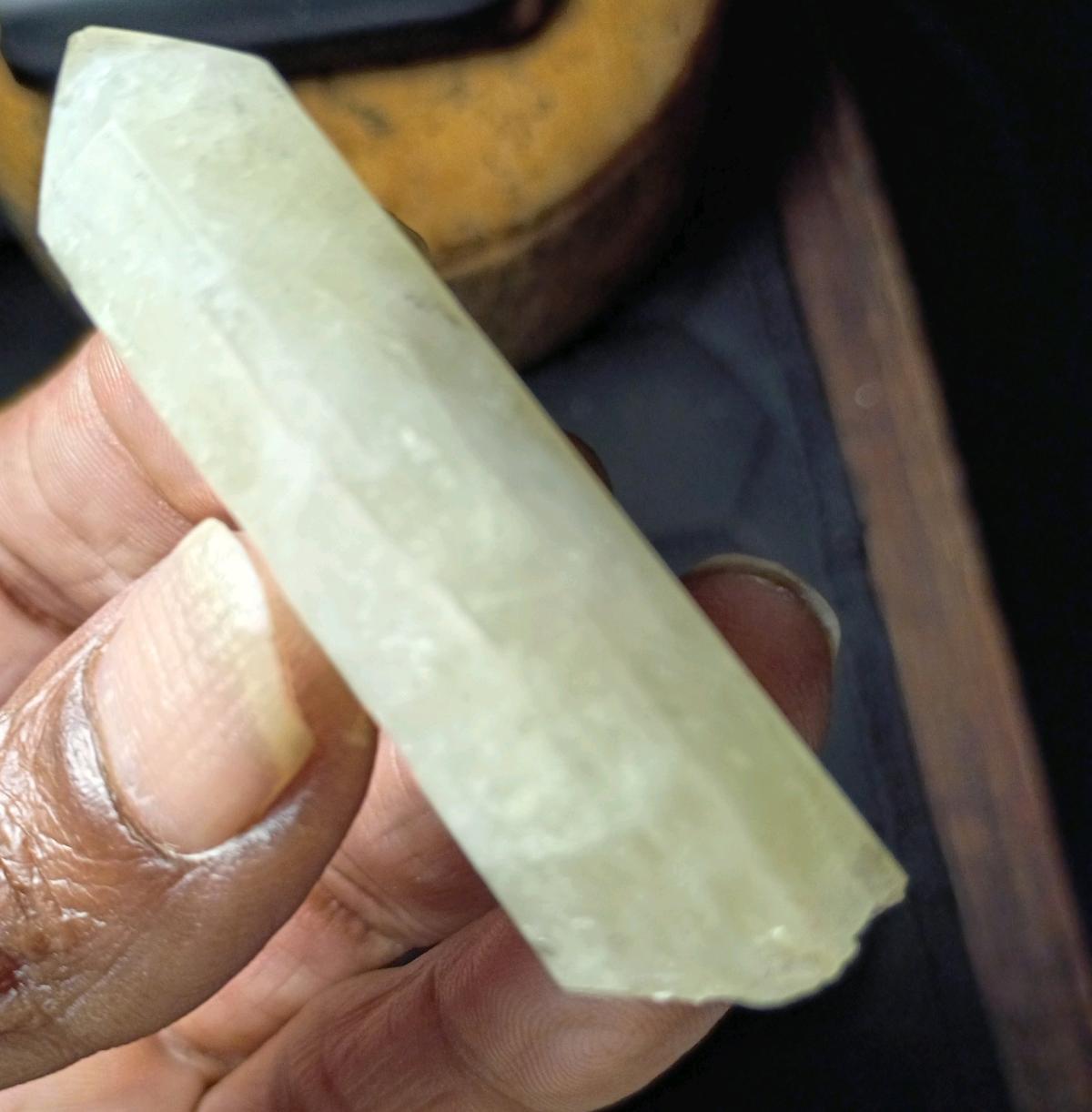 Natural  Citrine point crystal - Arvada, Colorado - FleaMarketBay
