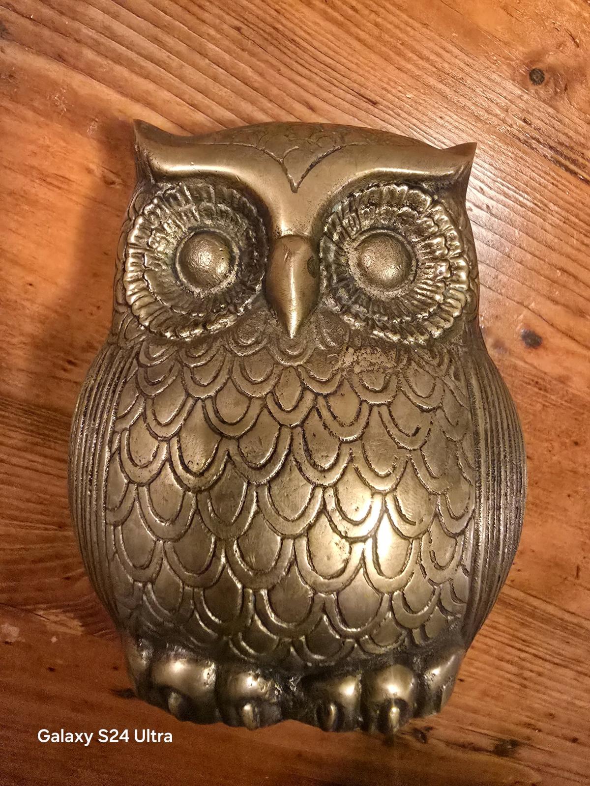 vintage brass owl coin bank - King George, Virginia - FleaMarketBay