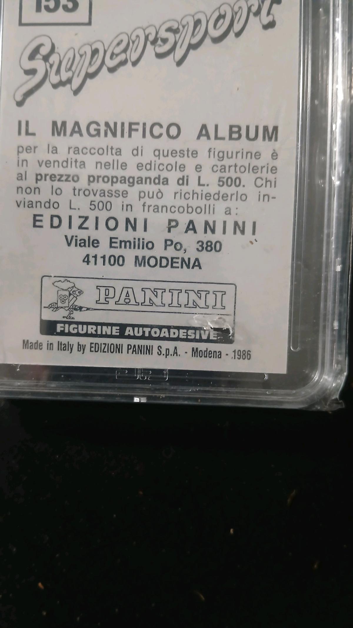 1986 Panini Supersport Mike Tyson 153  TRUE ITALIAN RC - Willow Creek, California - FleaMarketBay