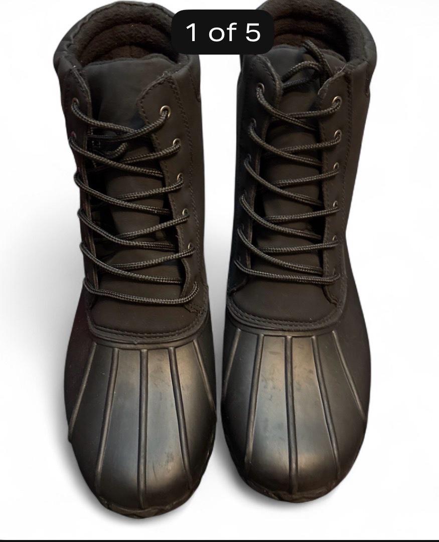 Nortiv8 Mens Insulated Duck Snow Boots Black Size 13 - Armuchee, Georgia - FleaMarketBay