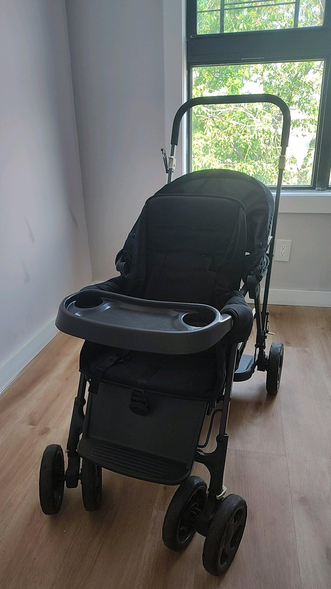 A Black Stroller built for 2 small children - Bronx, New York - FleaMarketBay