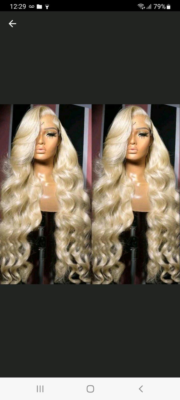 curly blonde human hair - Middletown, New York - FleaMarketBay