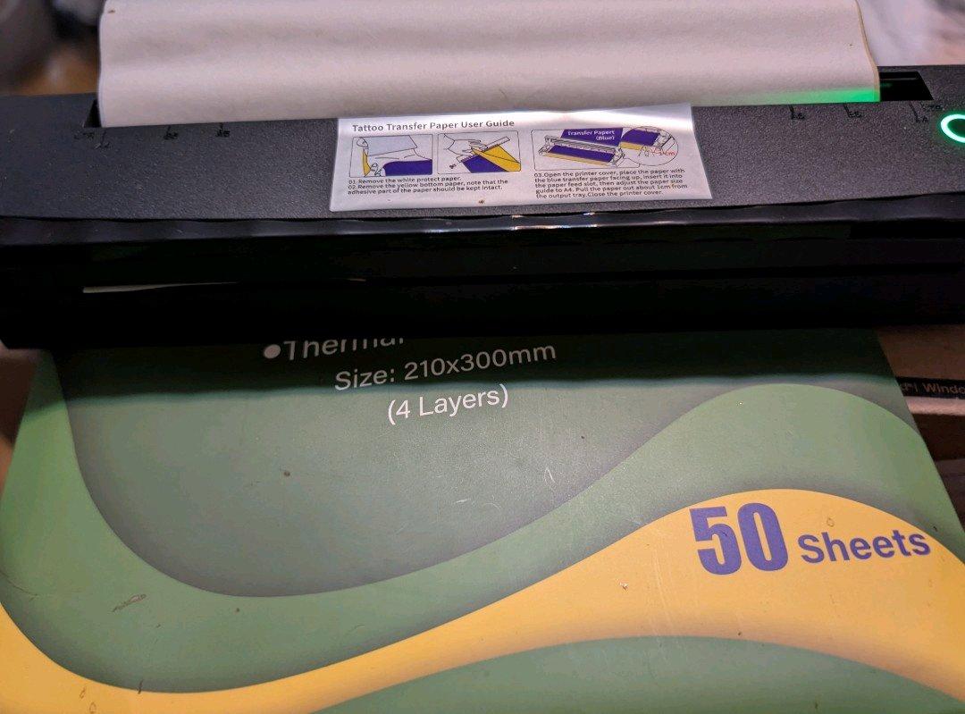 portable thermal tattoo printer with paper - Niles, Michigan - FleaMarketBay