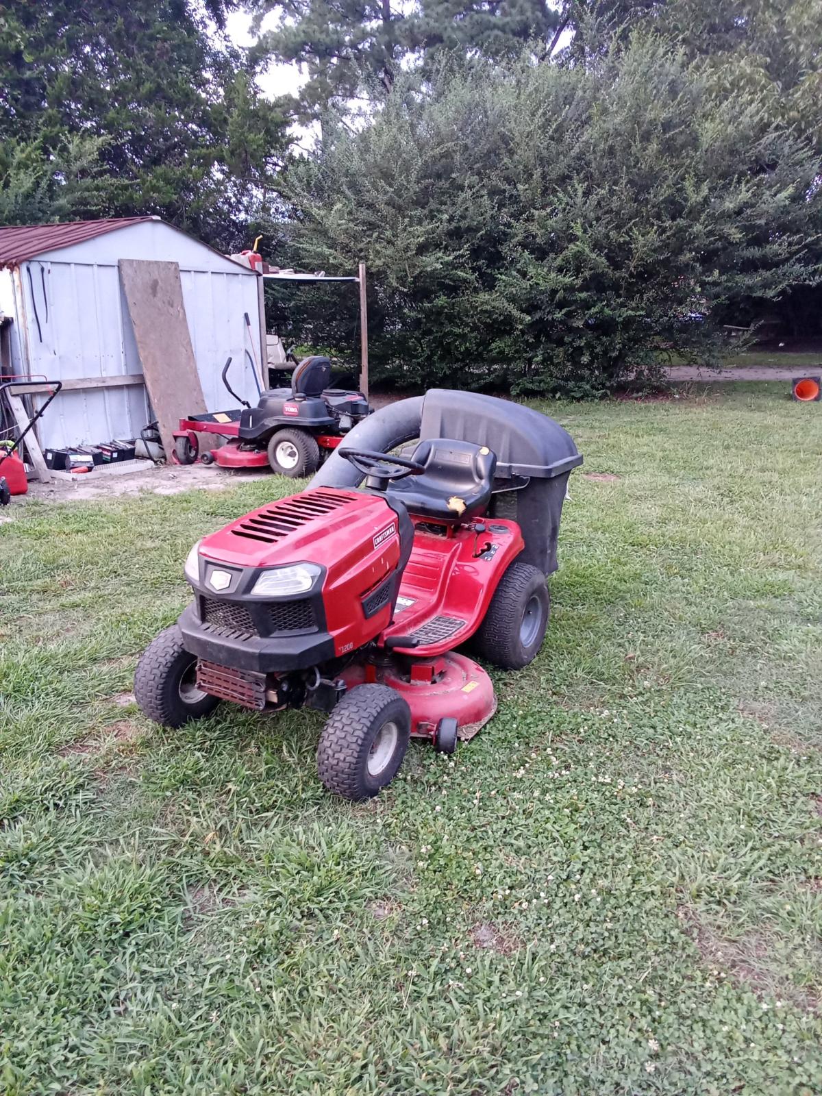Craftsman t12000 riding mower needs electrical work - Goldsboro, North Carolina - FleaMarketBay