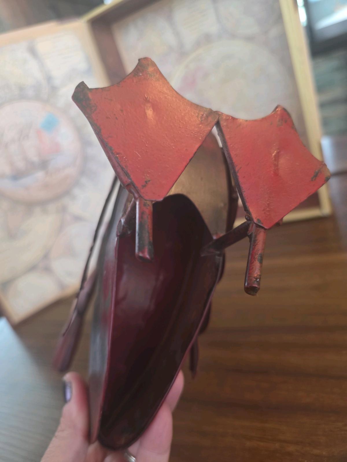 Vintage Metal Swan Statue 10 x 95 in pounded metal - Orem, Utah - FleaMarketBay