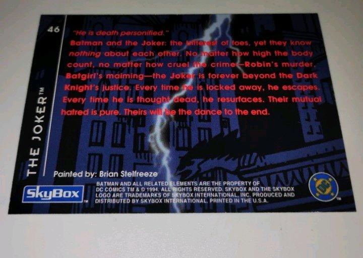 1994 DC COMICS  BATMAN THE DARK KNIGHT SAGA 46 THE JOKER - Oak Grove, Missouri - FleaMarketBay