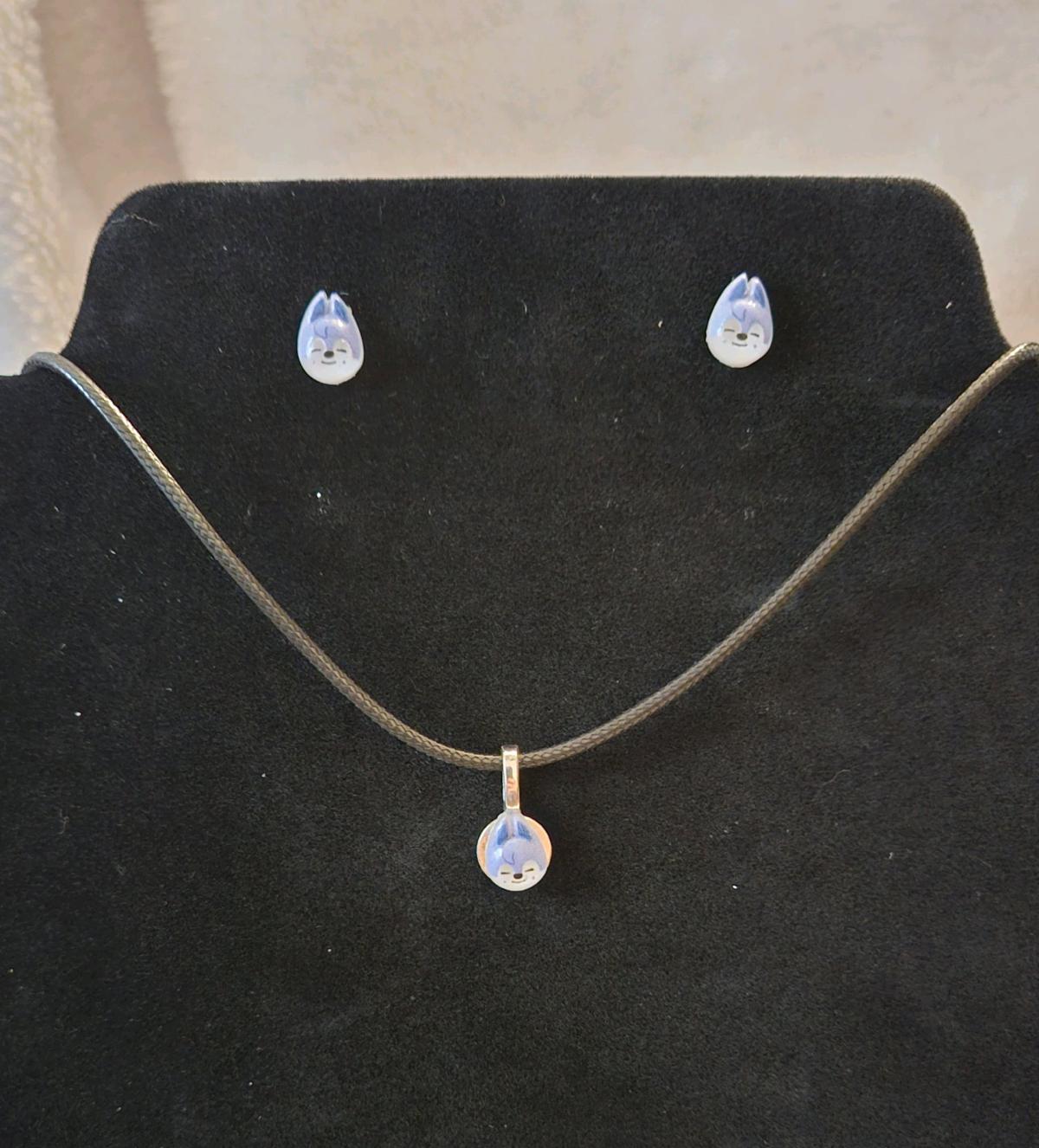 Handmade Stray Kids Bang Chan Earrings and Necklace - Huntsville, Texas - FleaMarketBay