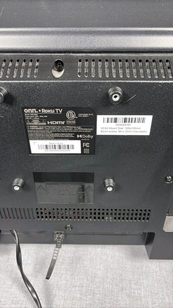 Onn 24 Inch Class HD 720p LED Smart Roku TV Black 100012590 - Buffalo, New York - FleaMarketBay