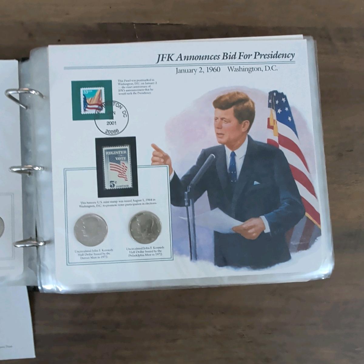 Complete Kennedy Half Dollar Collection Binder Set 19642000 - Acton, Massachusetts - FleaMarketBay
