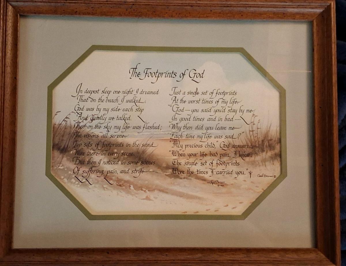 Religious wall haning by Gail Brown - Philadelphia, Pennsylvania - FleaMarketBay