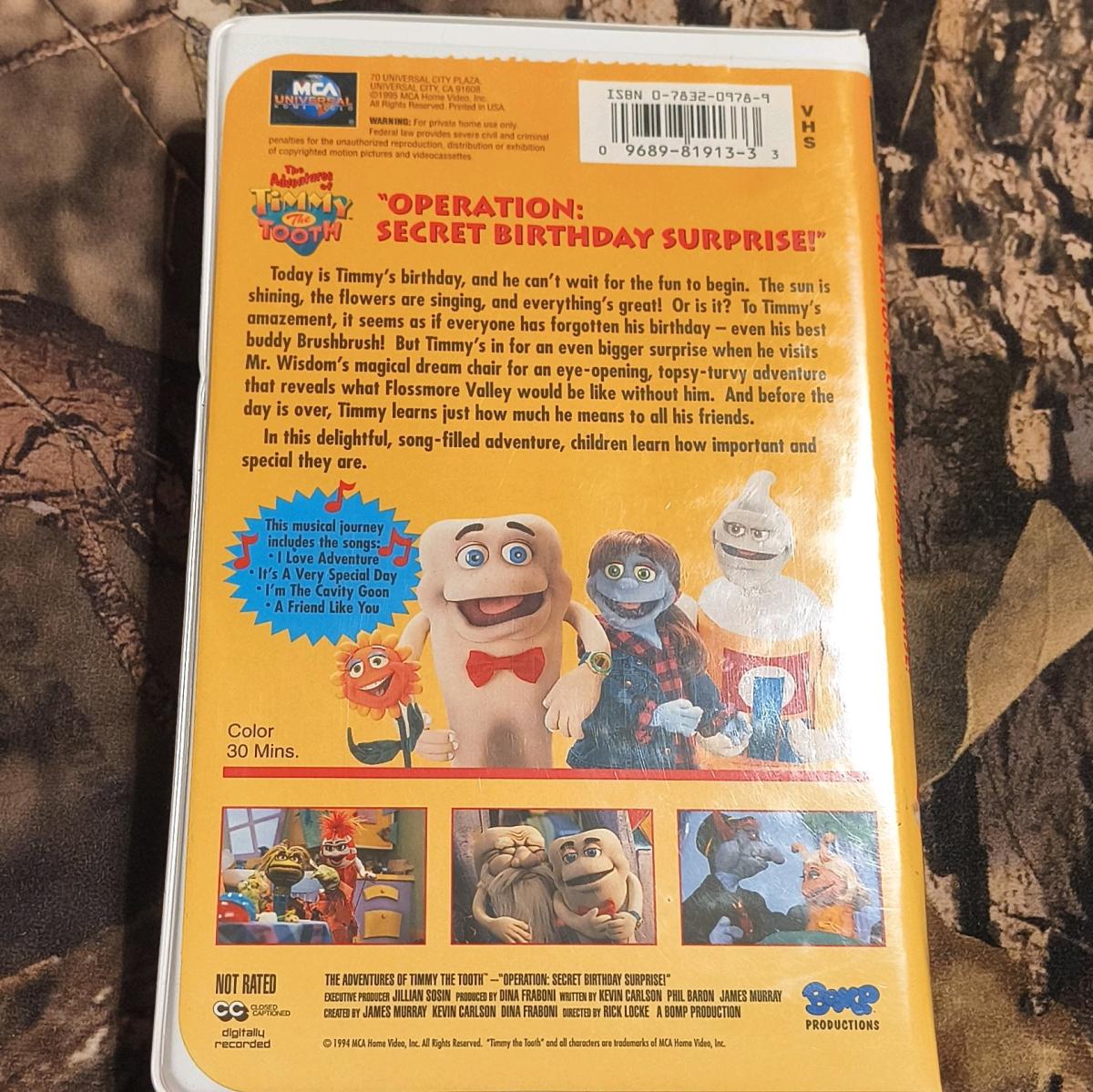 Timmy the Tooth vhs tape - Des Arc, Missouri - FleaMarketBay