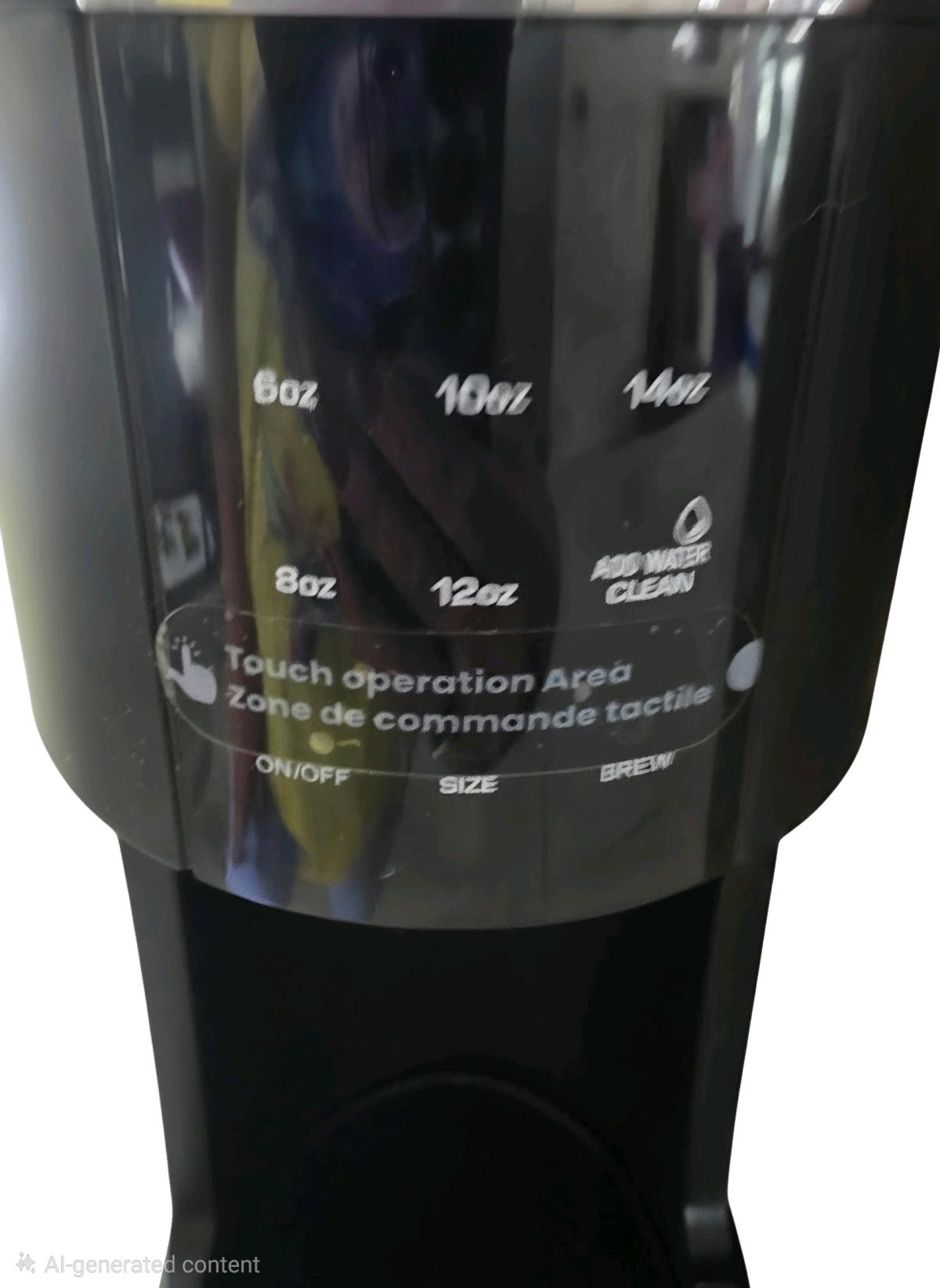 Black single serve pods and grounds coffee maker - Ionia, Michigan - FleaMarketBay