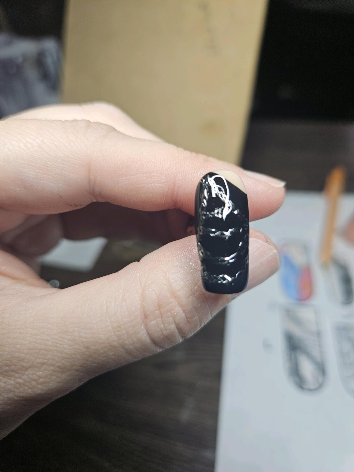 Handmade Stray Kids Venom Inspired Nails Sized Medium - Huntsville, Texas - FleaMarketBay