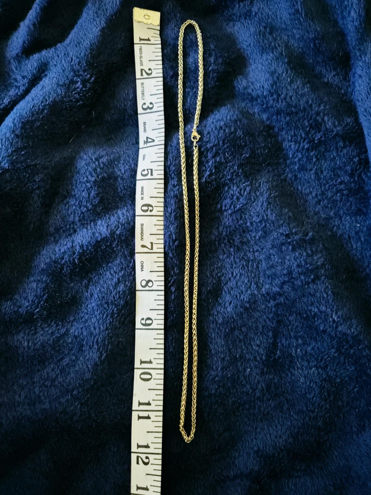 cross gold tone necklace - Hawthorne, California - FleaMarketBay