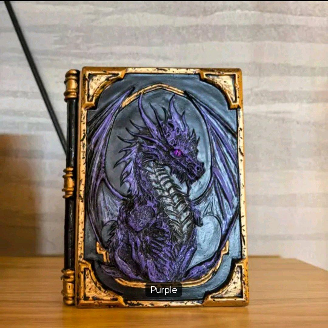 Handmade 3D Dragon Relief Embossed Resin Cover A5 Sketchbook - Saugus, Massachusetts - FleaMarketBay