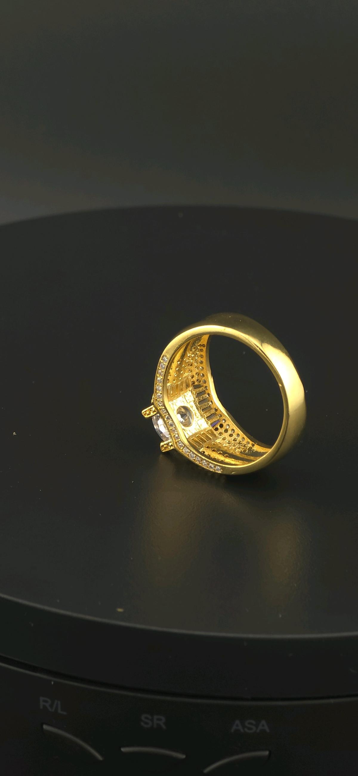 luxurious Ring For Men Silver or Gold Tone 14 k gold plated - Saugus, Massachusetts - FleaMarketBay