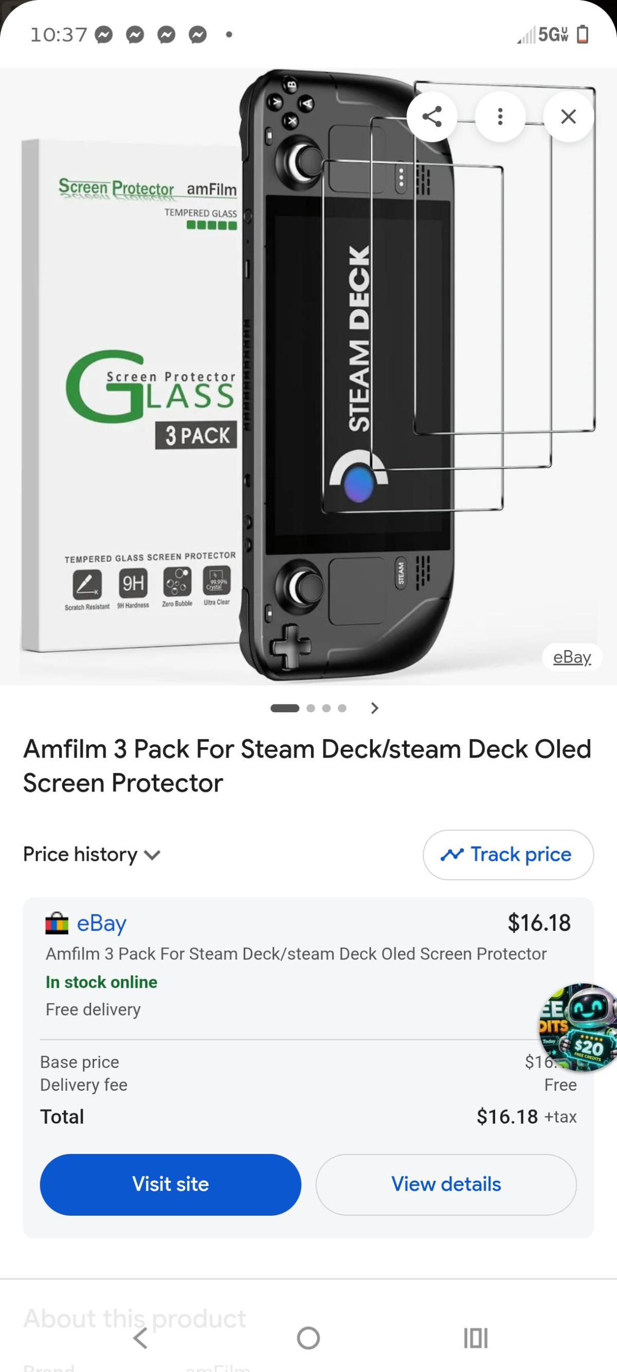 screen protector glass deck 3 pack - Strafford, Missouri - FleaMarketBay