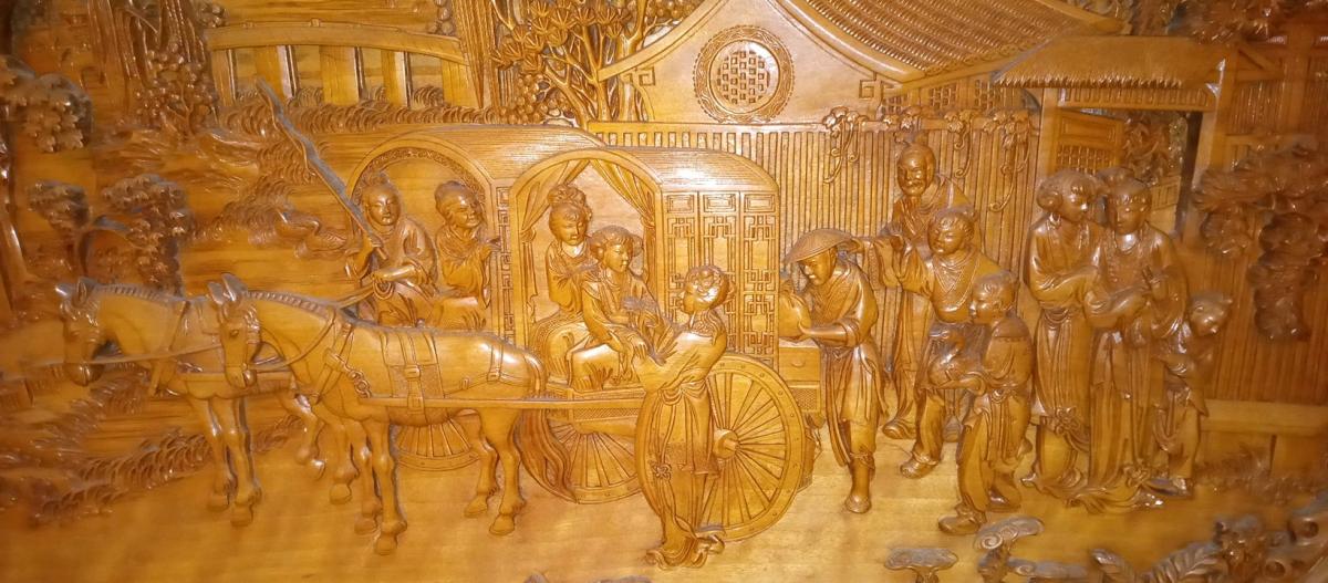 Asian Oriental Wall Art Panel - Melbourne, Florida - FleaMarketBay