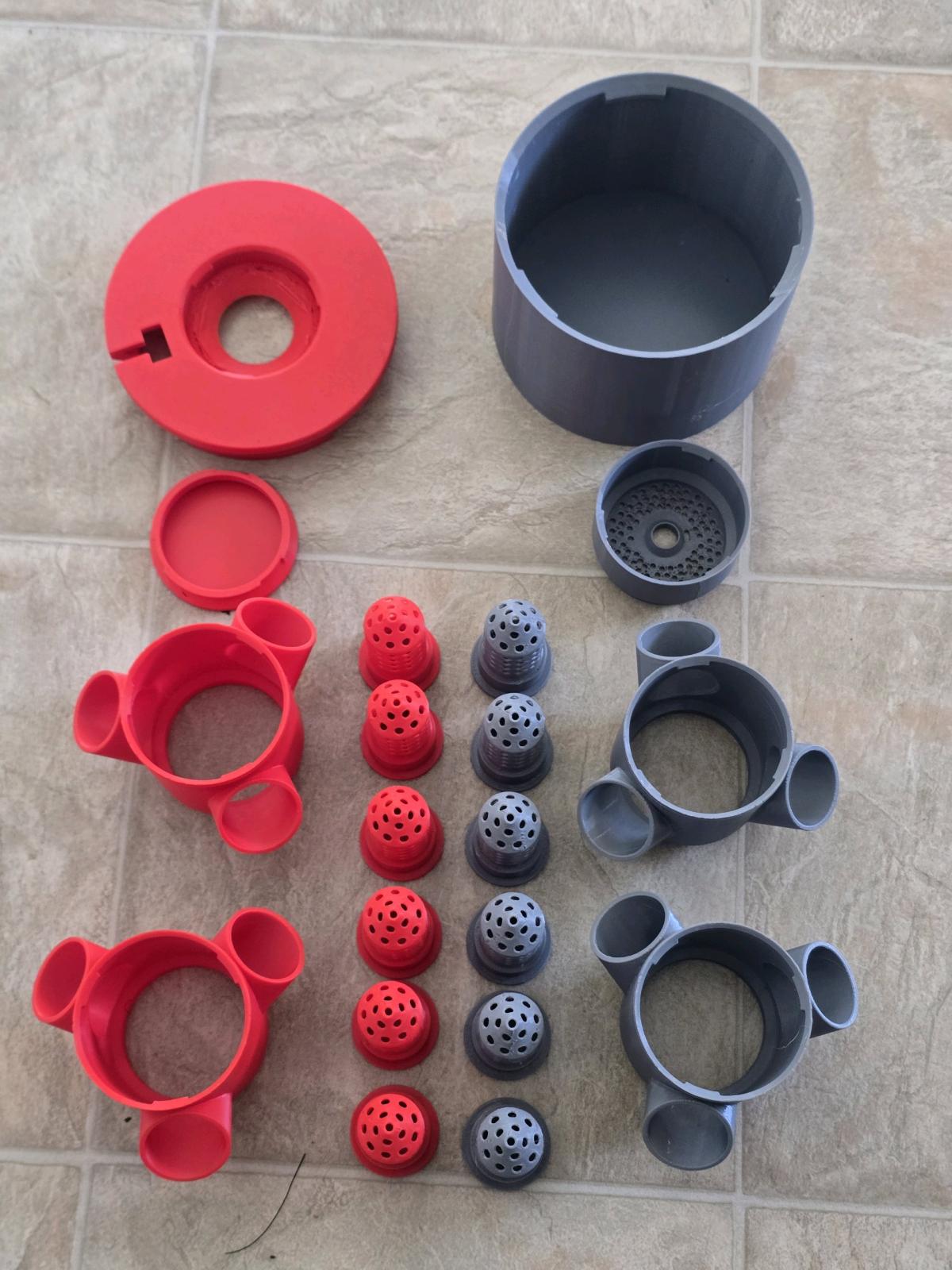 red and gray 4 tier hydroponic tower kit - Las Vegas, Nevada - FleaMarketBay