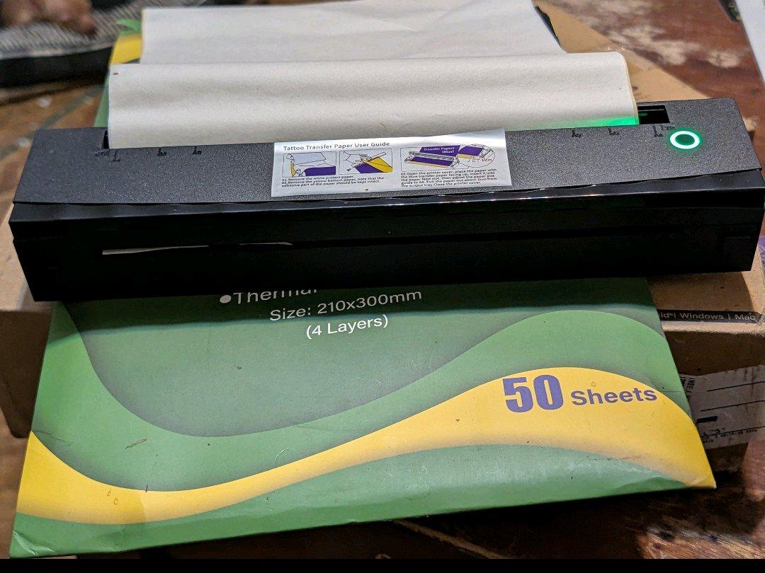 portable thermal tattoo printer with paper - Niles, Michigan - FleaMarketBay