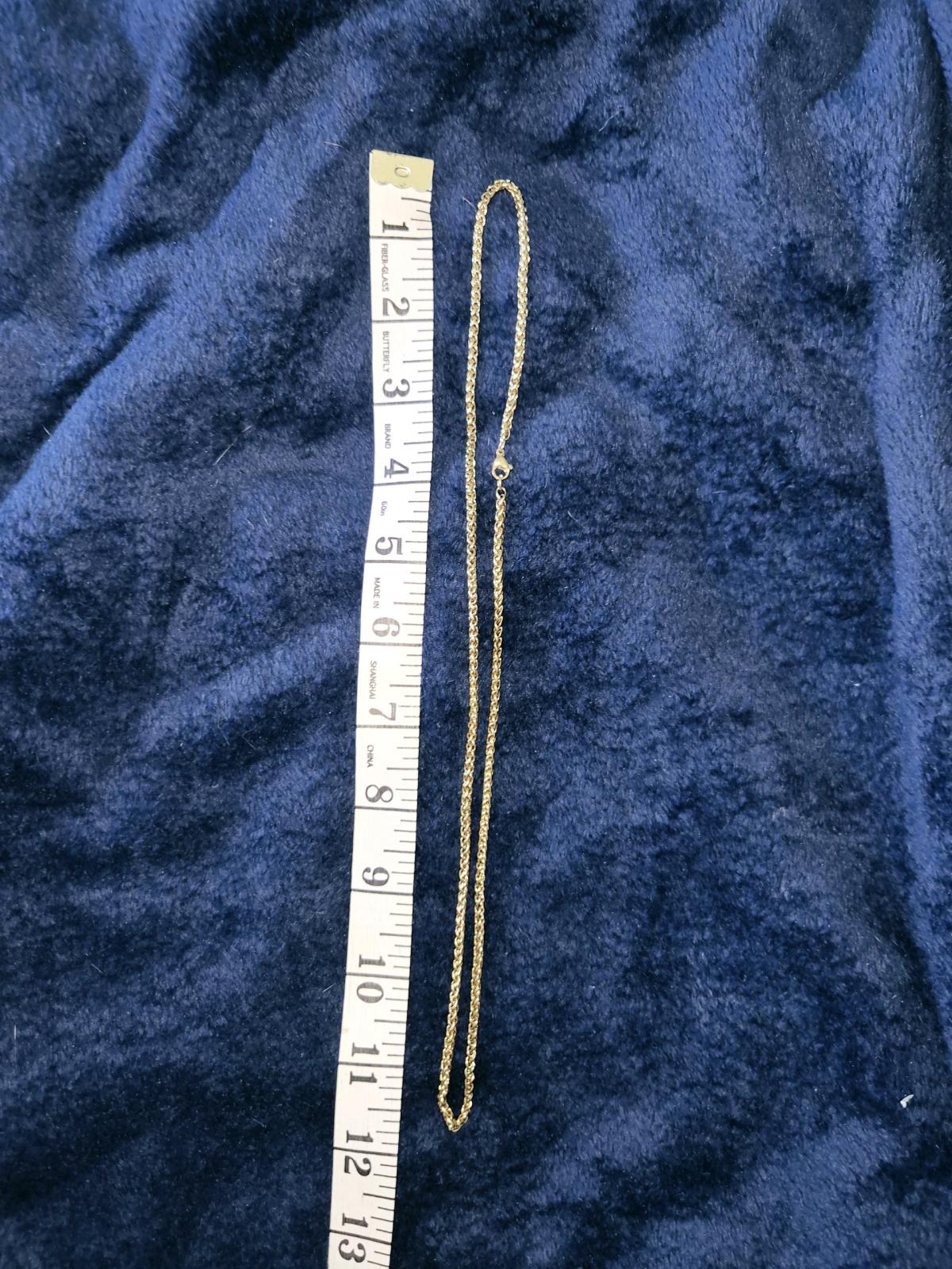 cross gold tone necklace - Hawthorne, California - FleaMarketBay