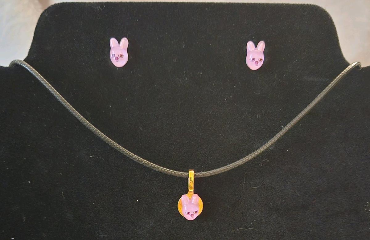 Handmade Stray Kids Changbin Earrings and Necklace - Huntsville, Texas - FleaMarketBay