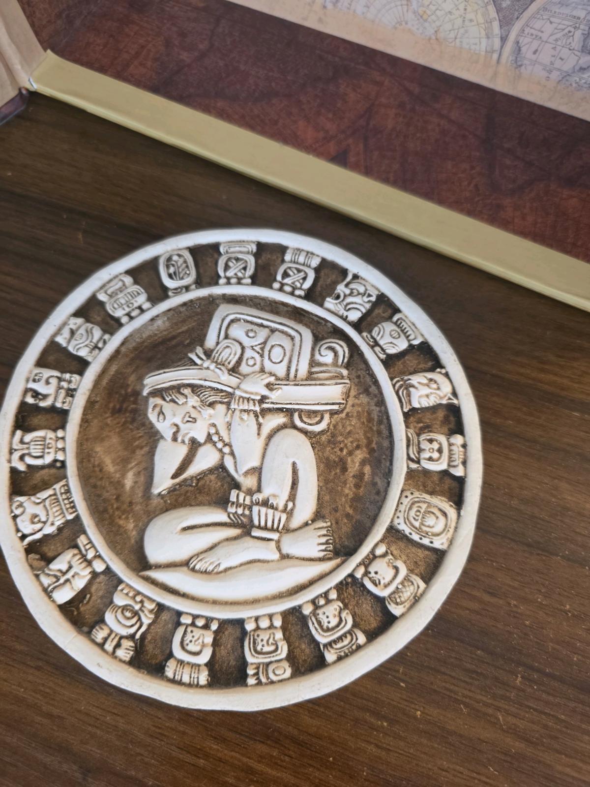 Vuntage Mayan Tzolkan Sacred Calendar  Relief Wall Plaque 55 - Orem, Utah - FleaMarketBay