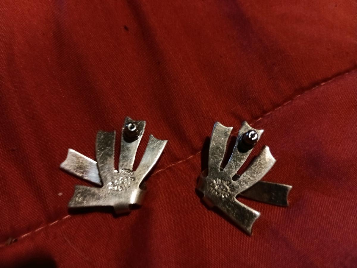 sterling silver taxco post earrings 925 - Mayer, Arizona - FleaMarketBay