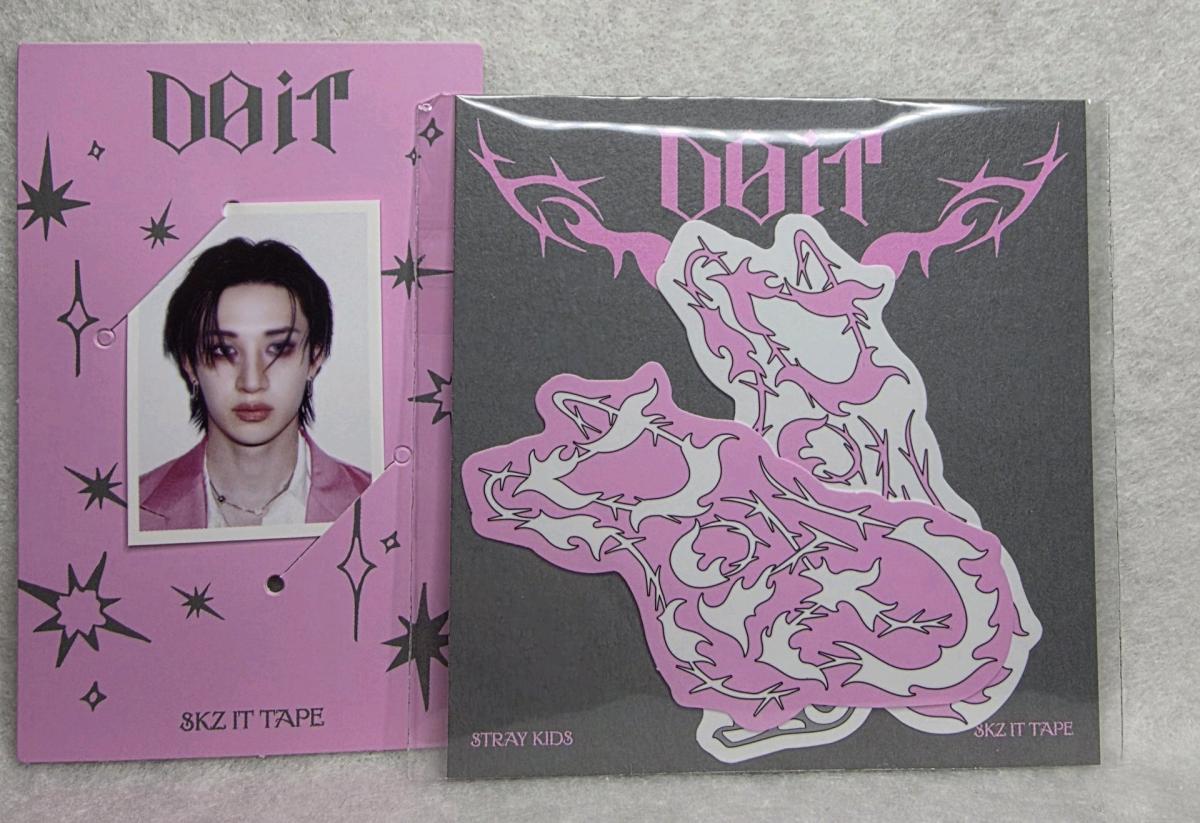 Official Stray Kids Bang Chan Do It Photocard ID w Stickers - Huntsville, Texas - FleaMarketBay