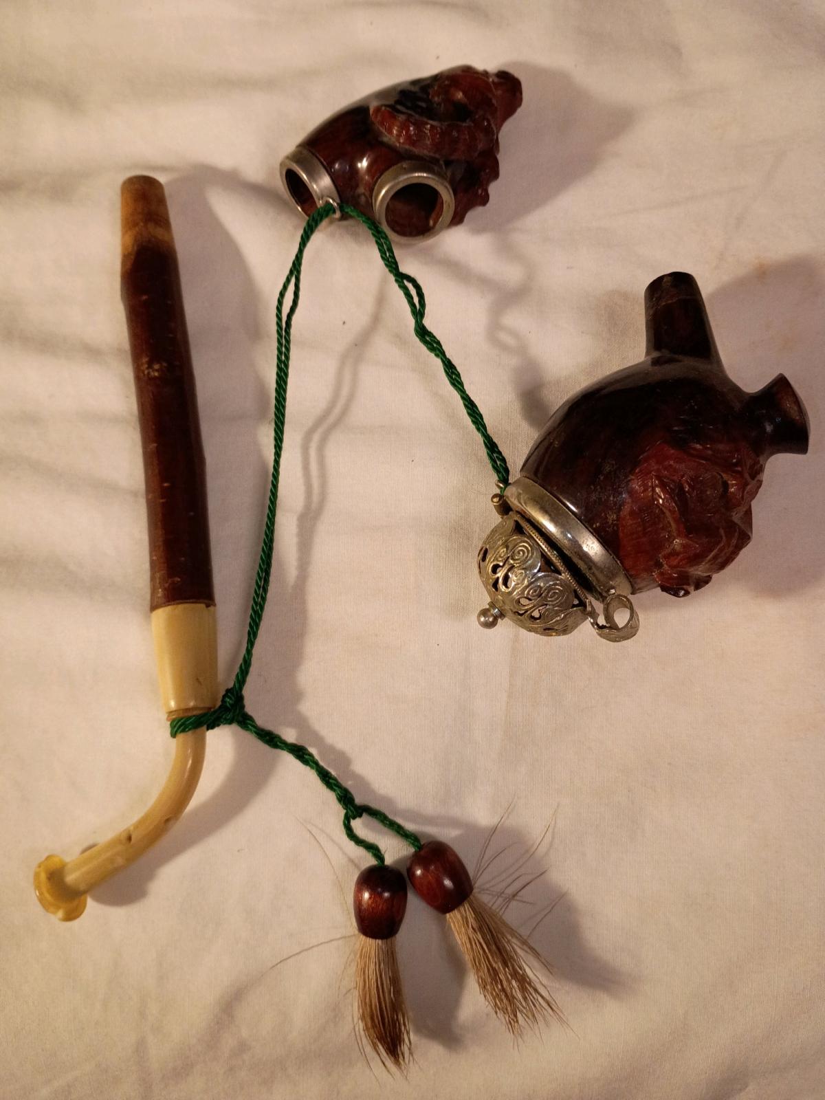 handcarved antique 100plus year old swiss style Jaeger pipe - Appleton, Wisconsin - FleaMarketBay