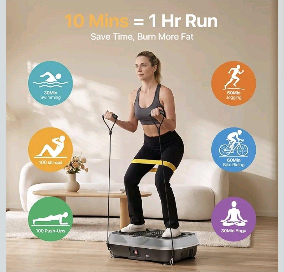 Brand new Vibration Plate Exercise Machine10 Preset - Verona, New Jersey - FleaMarketBay