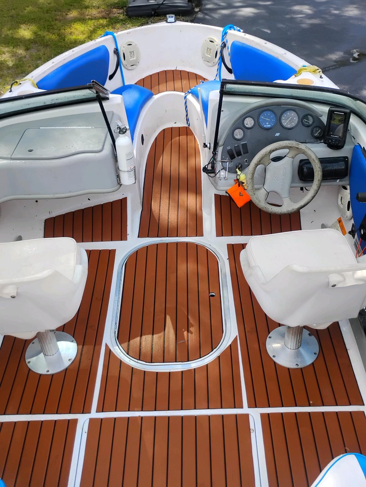 Boat 90 Johnson Motor Trailer Bimini TopCover - Brooksville, Florida - FleaMarketBay