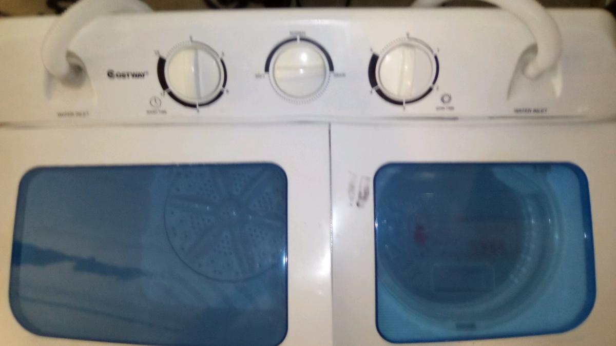 used small porterable washer with all hookups and cord - Seattle, Washington - FleaMarketBay