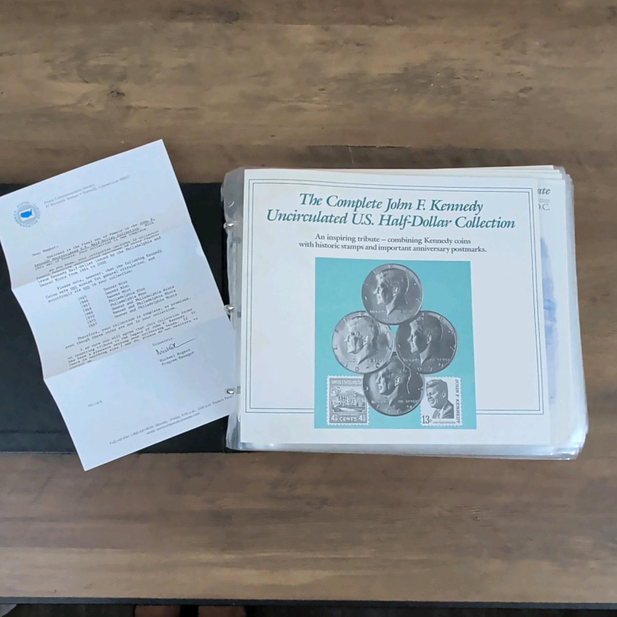 Complete Kennedy Half Dollar Collection Binder Set 19642000 - Acton, Massachusetts - FleaMarketBay
