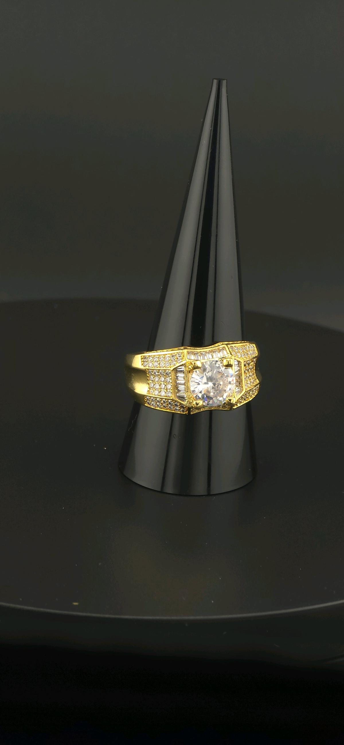 luxurious Ring For Men Silver or Gold Tone 14 k gold plated - Saugus, Massachusetts - FleaMarketBay