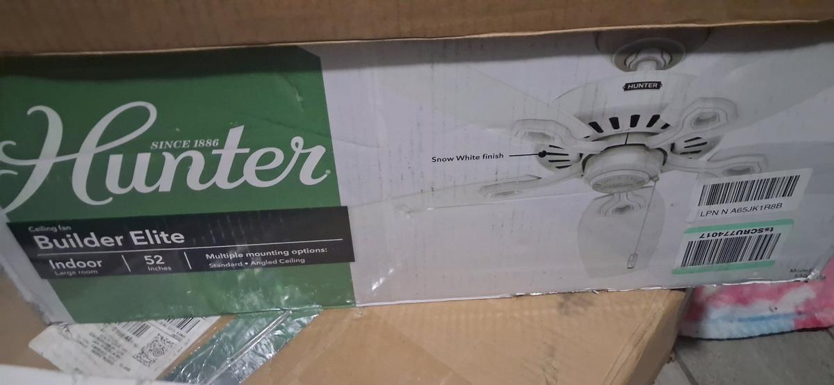 36 new Hunter Ceiling Fans read description - Fort Worth, Texas - FleaMarketBay