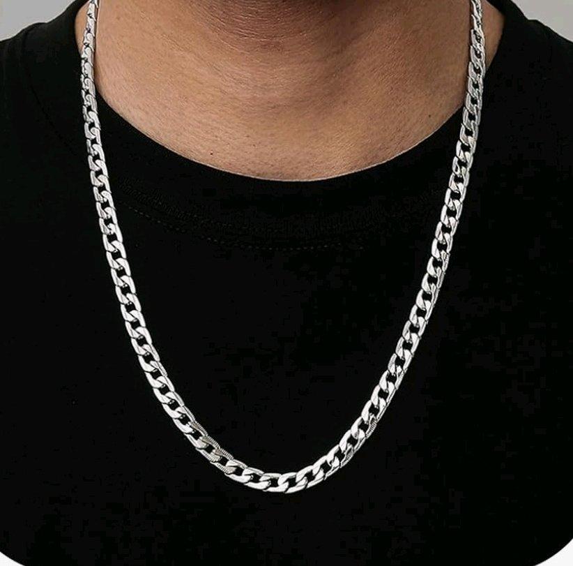 925 Sterling Silver Cuban Link Chain  20222426 - Miami Beach, Florida - FleaMarketBay