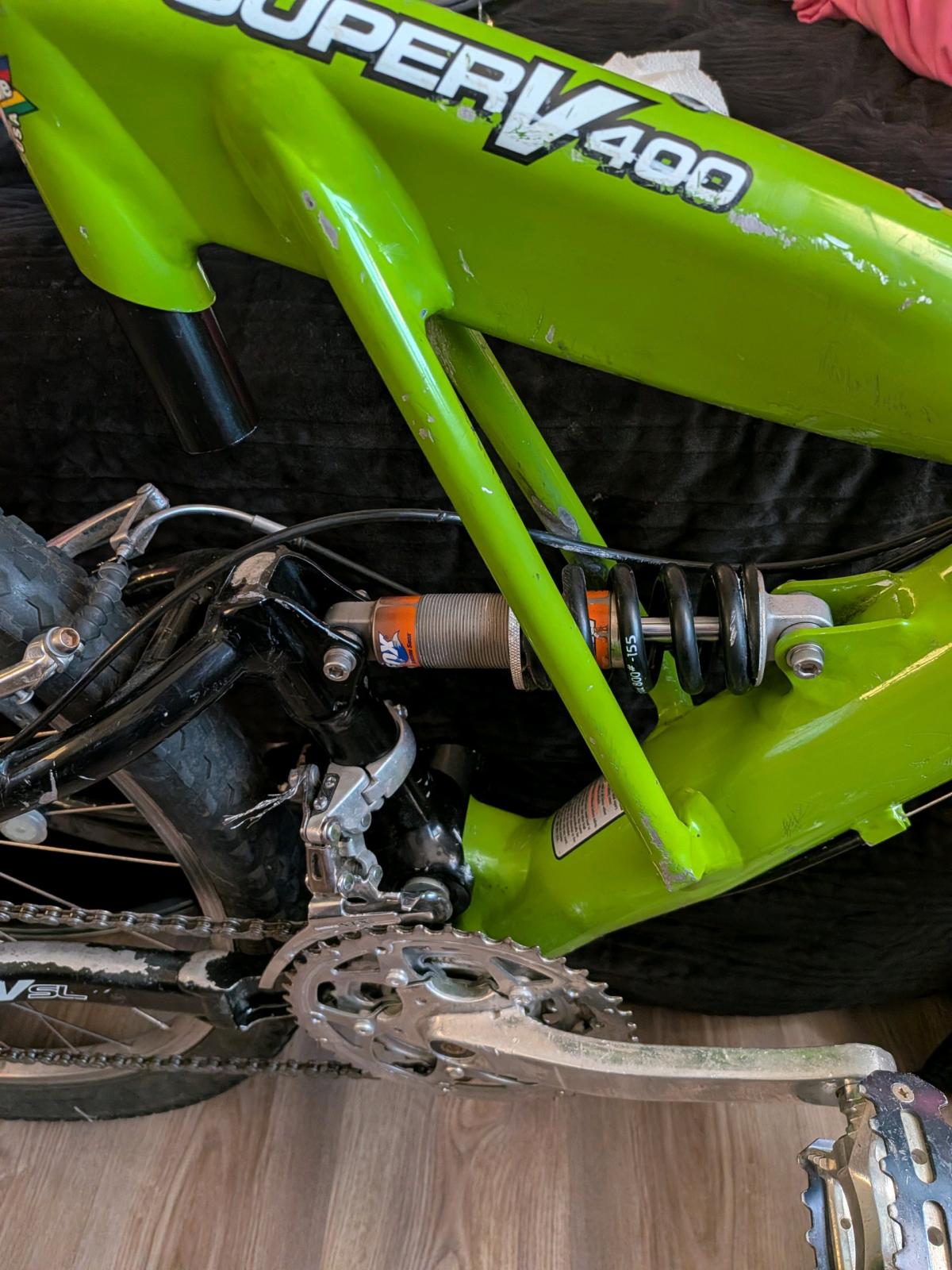 Vintage Cannondale Super V 400 Full Suspension Mountain Bike - Minneapolis, Minnesota - FleaMarketBay