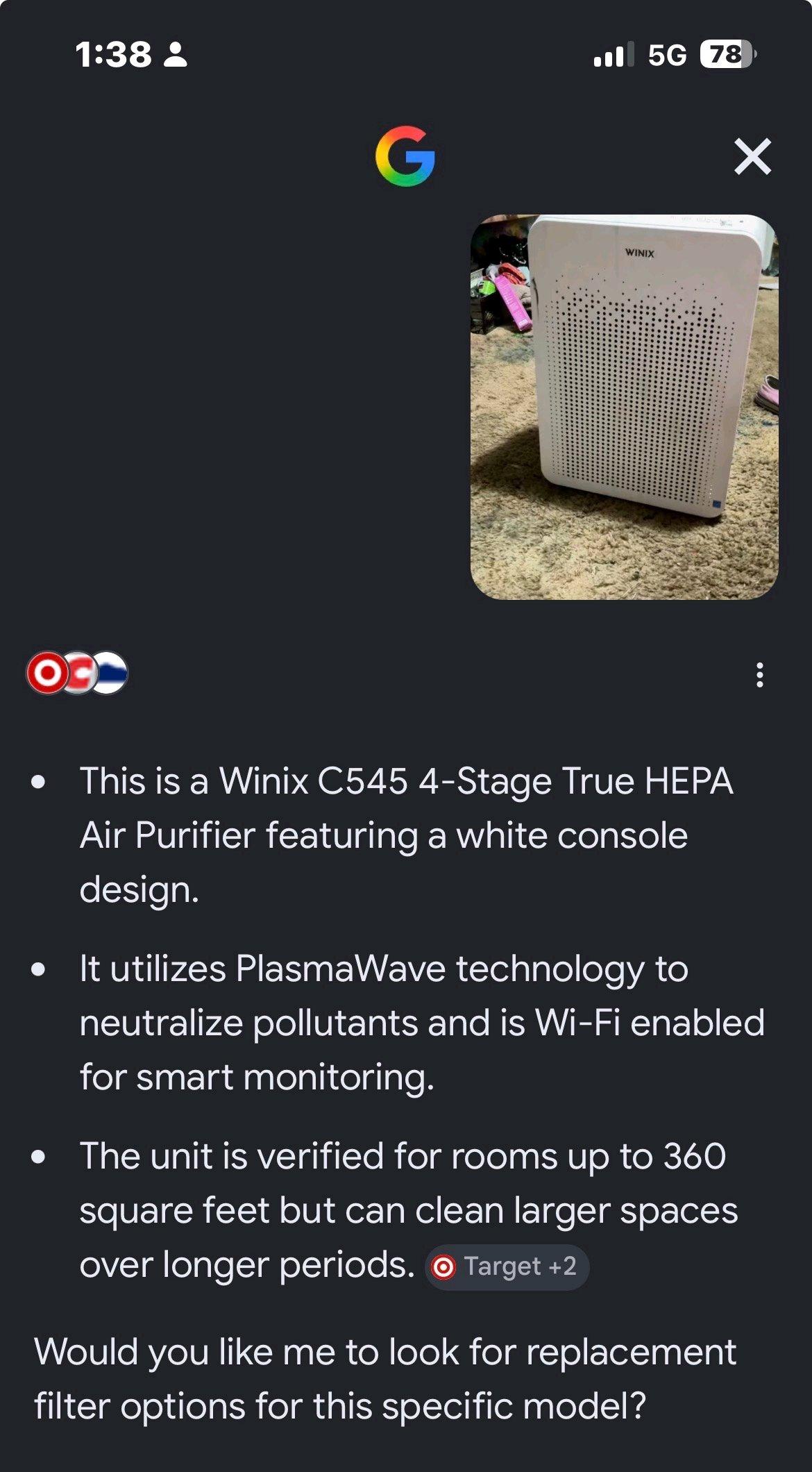 slightly used air filter - Albuquerque, New Mexico - FleaMarketBay