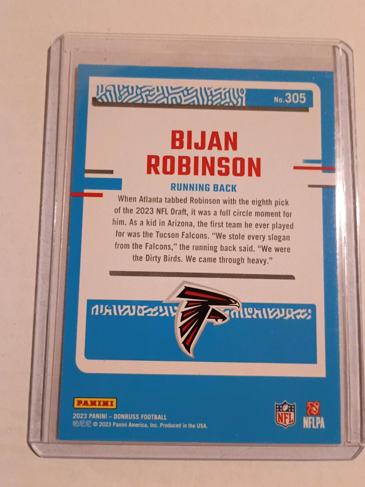 Donruss Bijan Robinson Rookie Card Base - Friendship, New York - FleaMarketBay