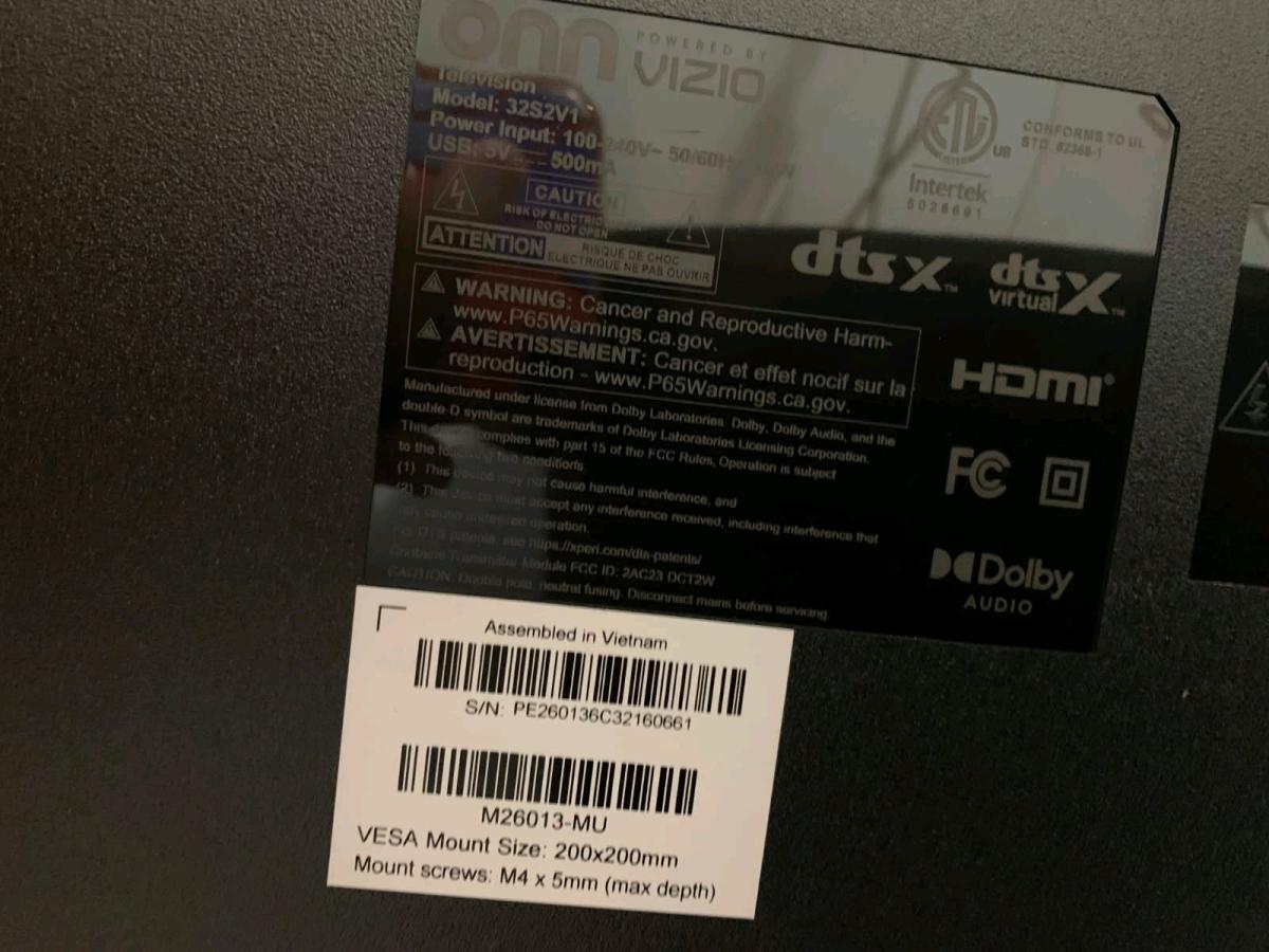 Onn Vizio 32 Inch Smart TV - Kansas City, Missouri - FleaMarketBay