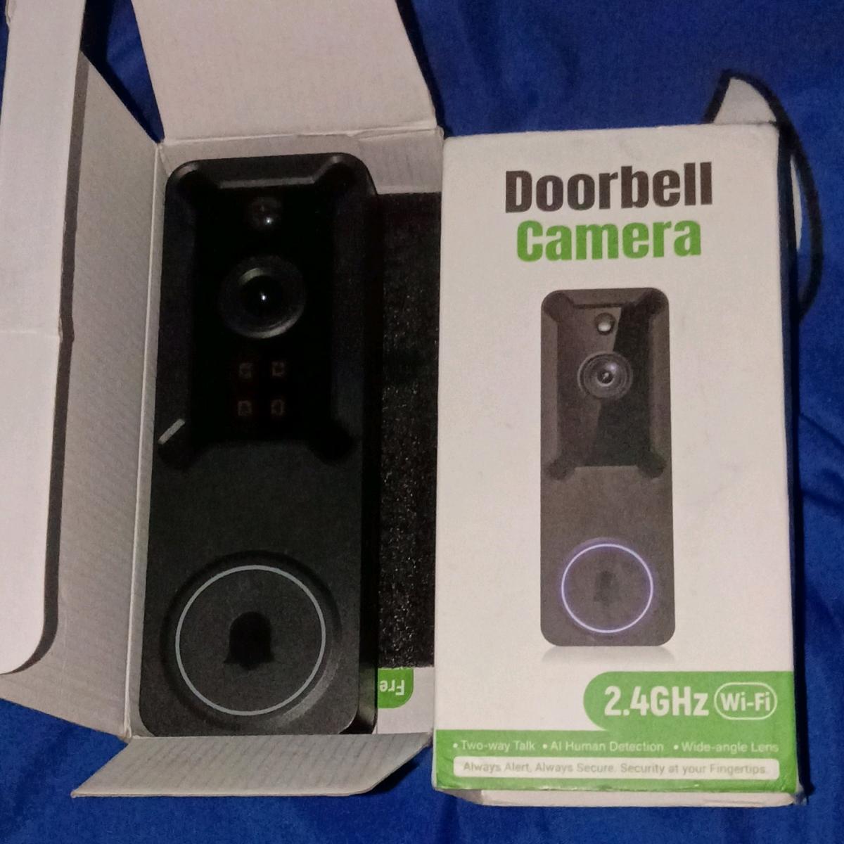 wifi 24GHzDoor Bell Camera black box open but never used - Pascagoula, Mississippi - FleaMarketBay