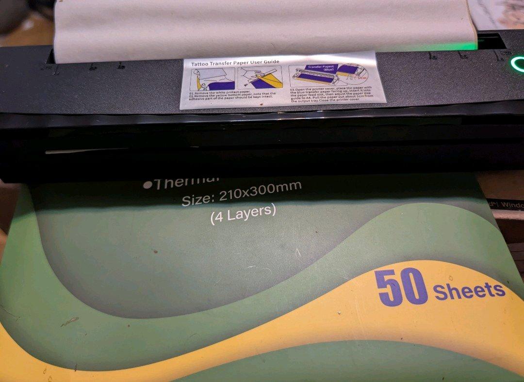 portable thermal tattoo printer with paper - Niles, Michigan - FleaMarketBay