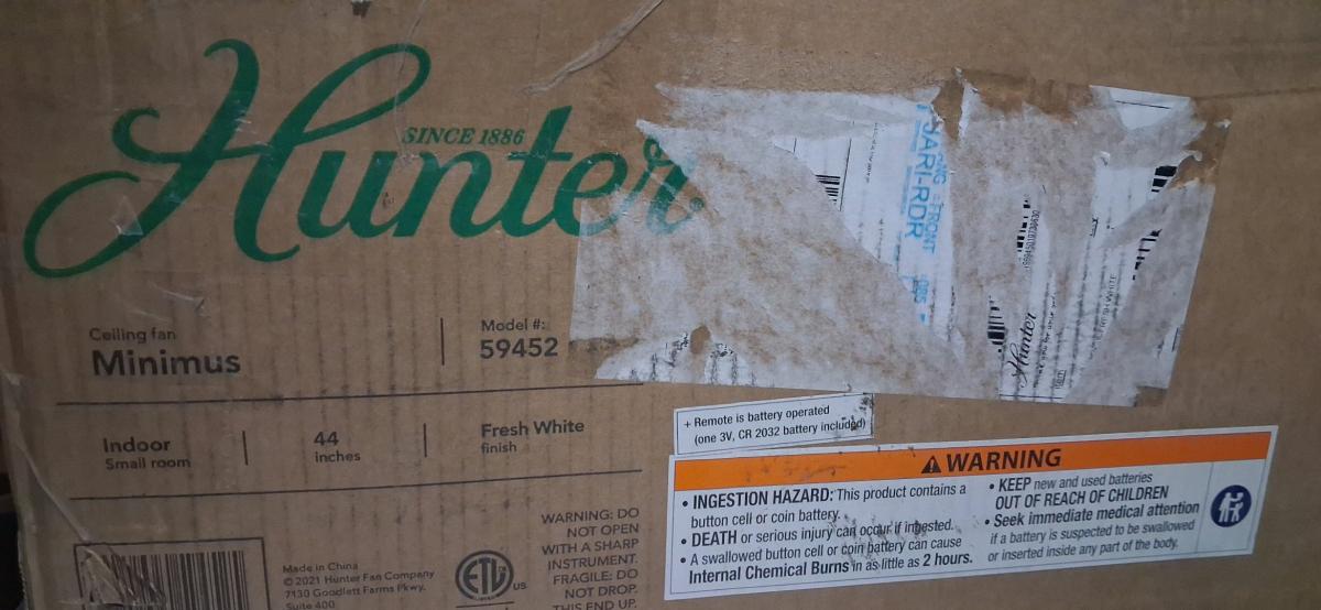36 new Hunter Ceiling Fans read description - Fort Worth, Texas - FleaMarketBay