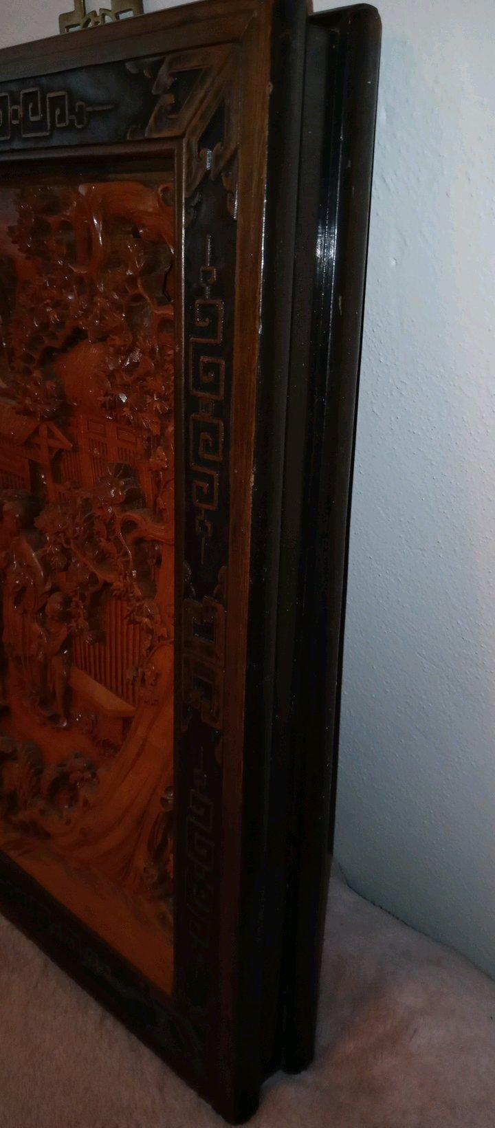 Asian Oriental Wall Art Panel - Melbourne, Florida - FleaMarketBay