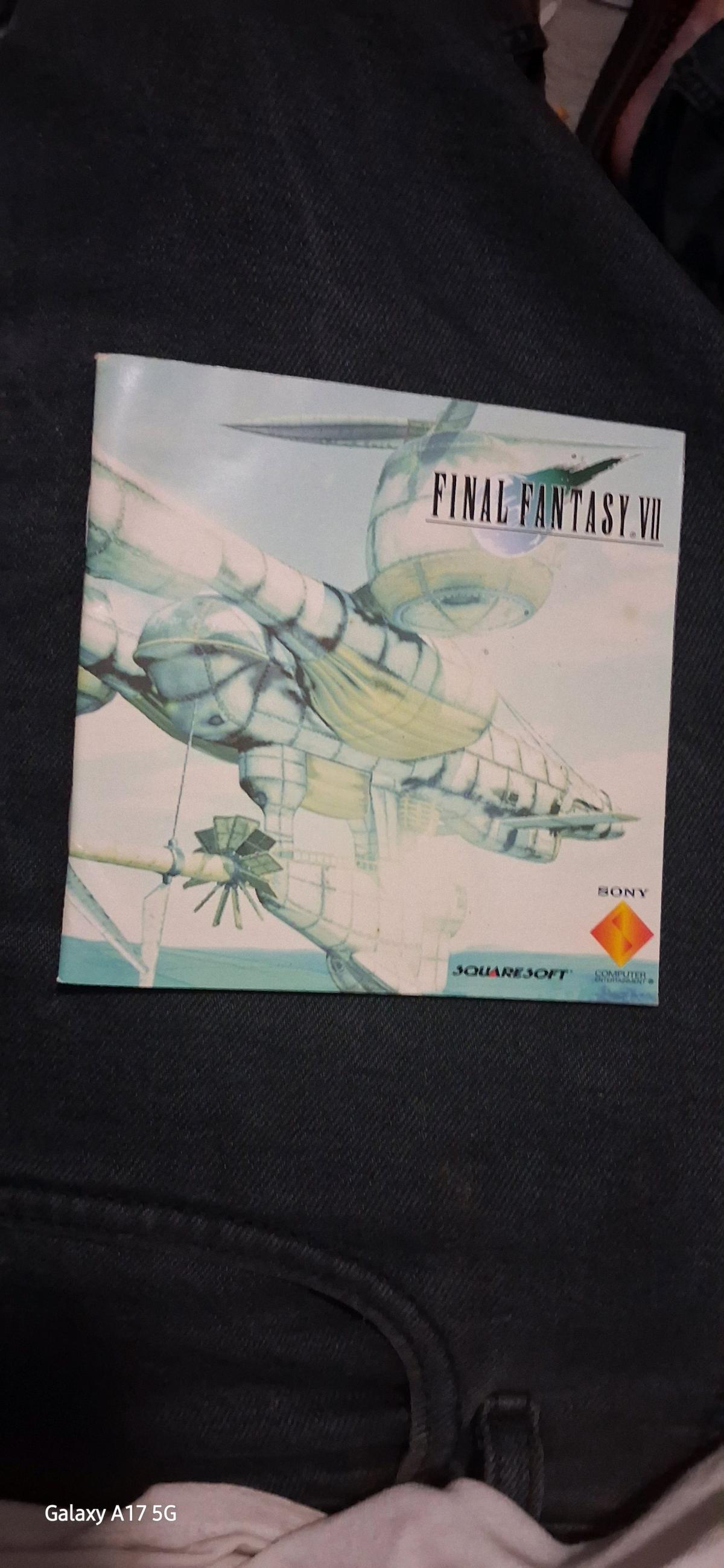 Final Fantasy VII PS1 Complete Black Label  3 Discs  Manual - Fort Worth, Texas - FleaMarketBay