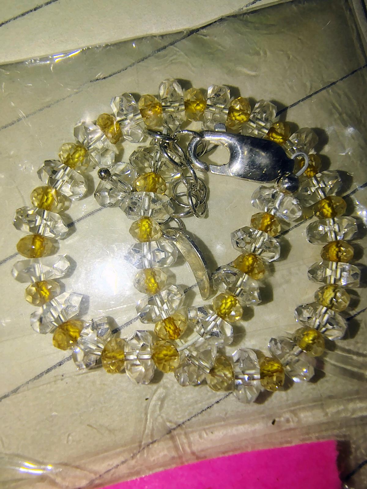 Handmade bracelets period and citrin crystals 925 claw clasp - Rancho Santa Margarita, California - FleaMarketBay
